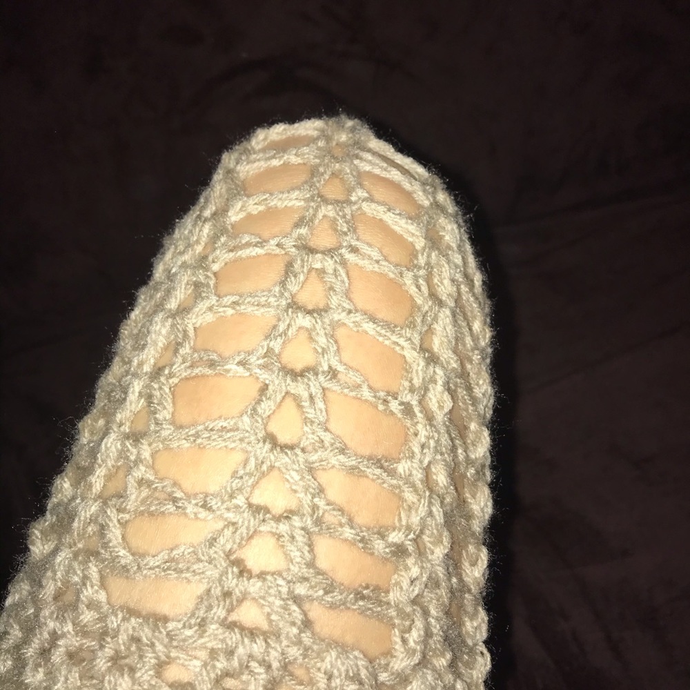 Crochet Thigh High Fishnet Stockings